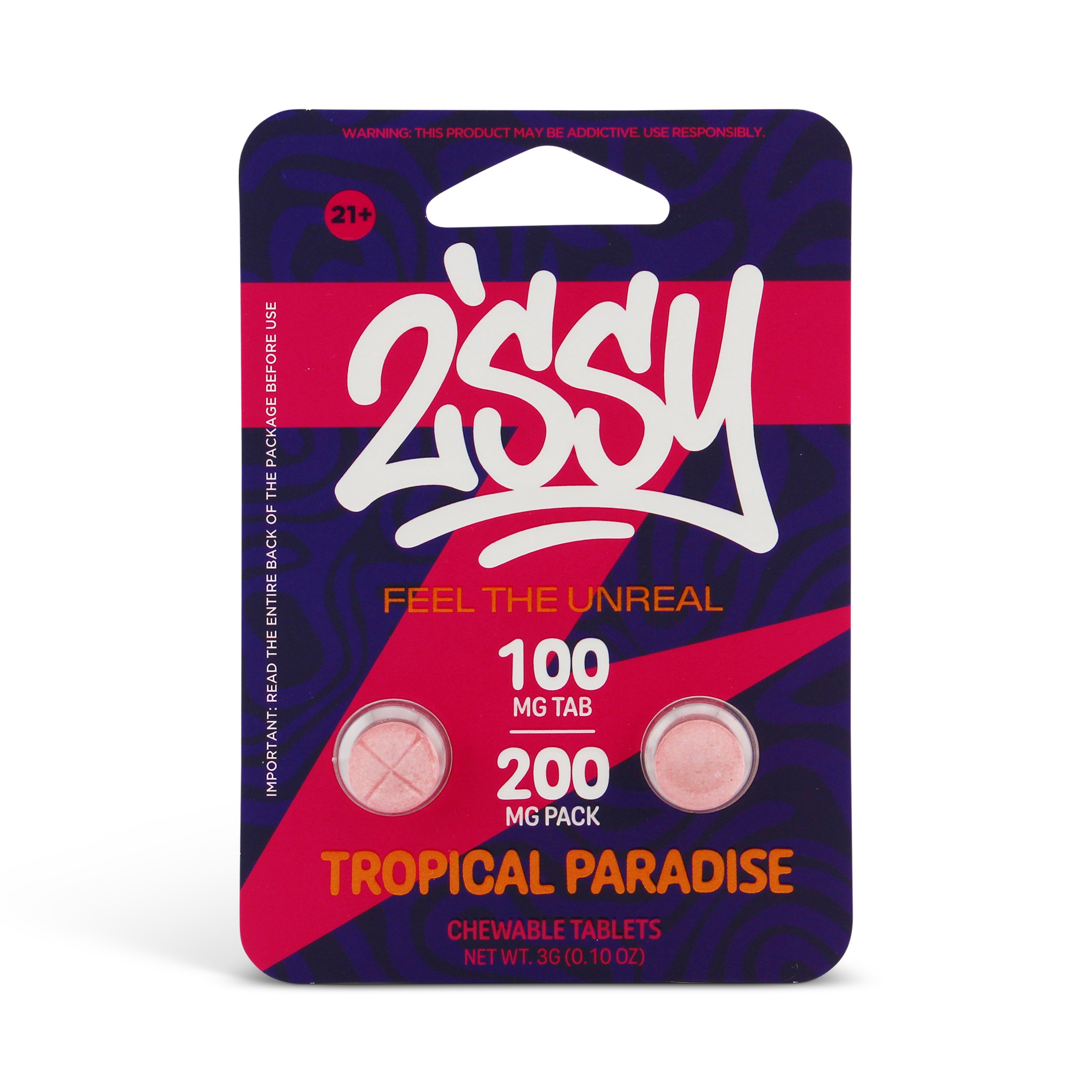 2SSY Feel The Unreal 5MAPB Chewable Tablets Tropical Paradise 100mg