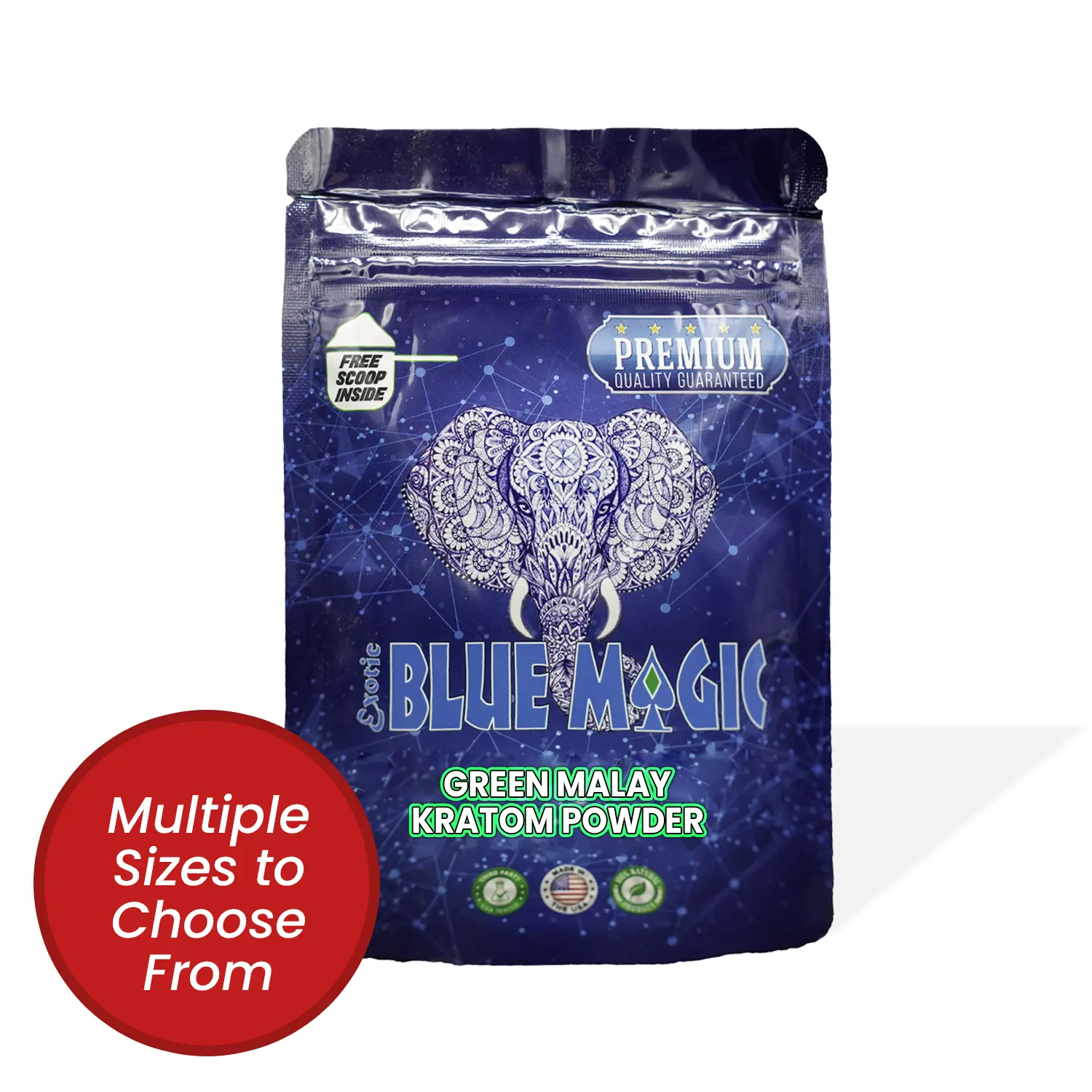 Blue Magic Green Malay Kratom Powder
