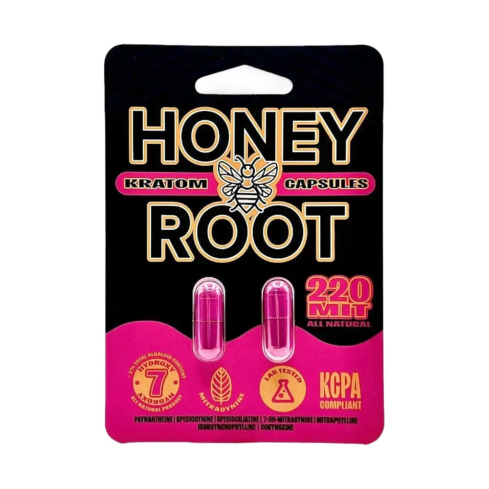 Honeyroot Kratom Extract Capsules 110mg