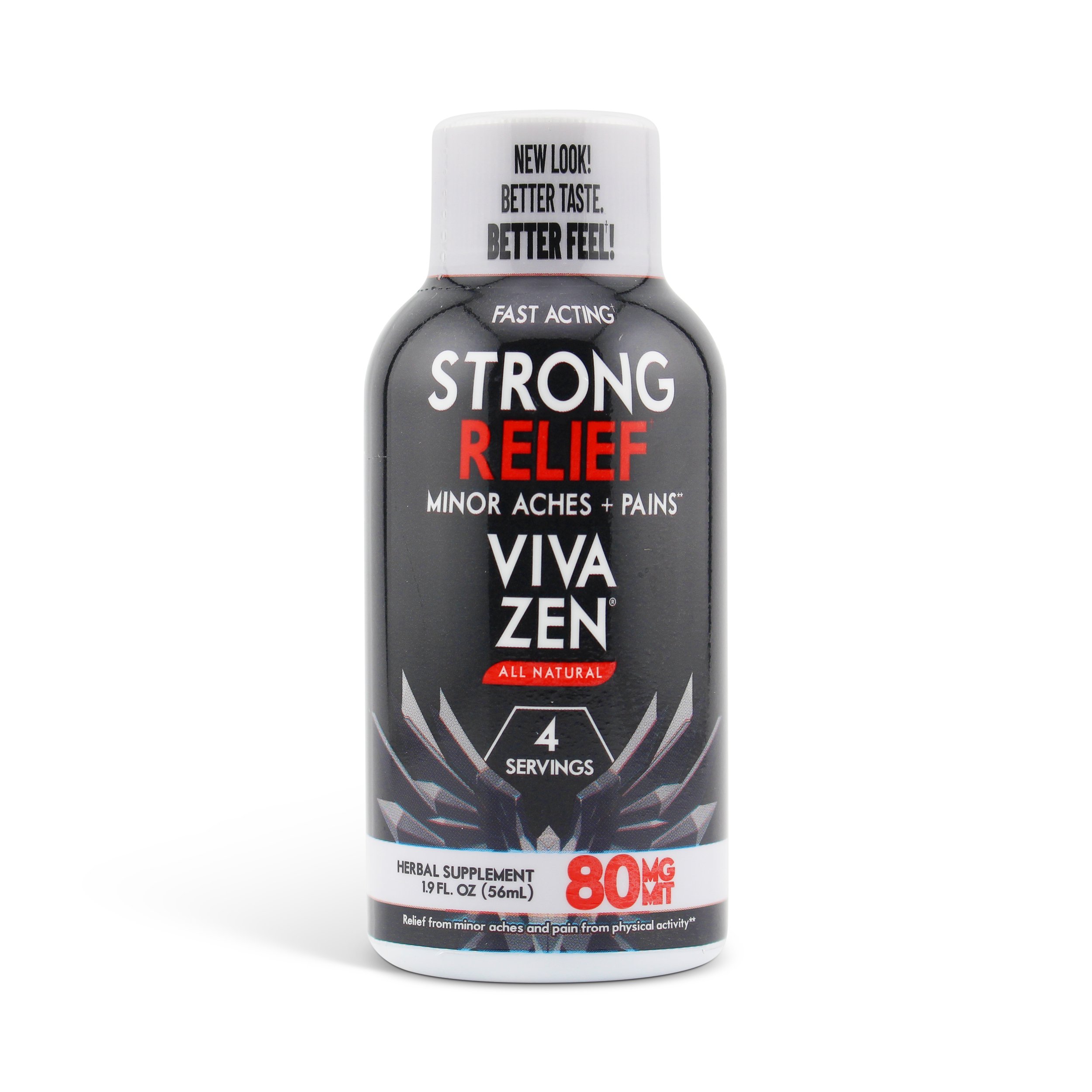 Vivazen Strong Relief Kratom Extract Liquid Shot 80mg 56ml